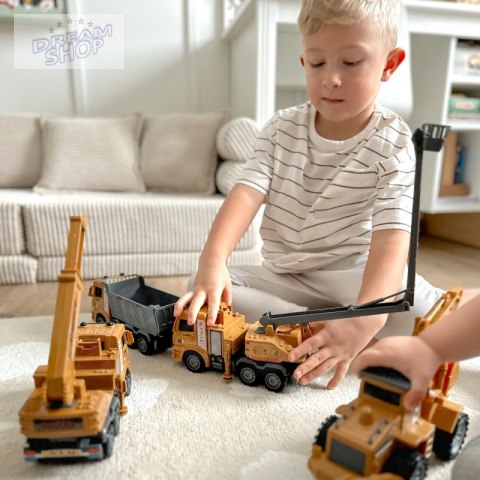 WOOPIE Wielki Zestaw Auta Budowlane 6w1 WOOPIE Wielki Zestaw Auta Budowlane 6w1