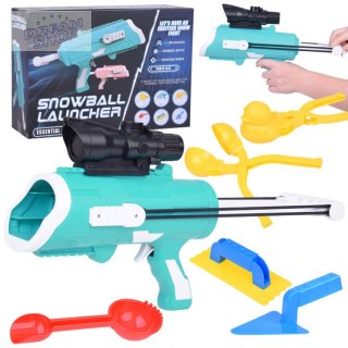 Zestaw 6w1 Pistolet na śnieżki + akcesoria do robienia kul Kształty ZA5505