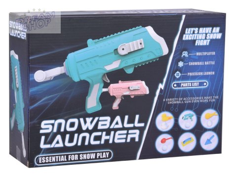 Zestaw 6w1 Pistolet na śnieżki + akcesoria do robienia kul Kształty ZA5505 Zestaw 6w1 Pistolet na śnieżki + akcesoria do robienia kul Kształty ZA5505