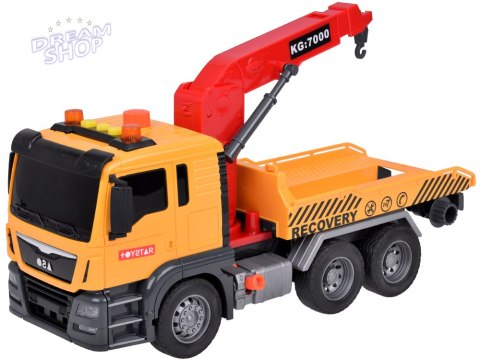 Zestaw Laweta + Auto Światło Dźwięk SUPER ruchomy HDS dźwig ZA5408 Zestaw Laweta + Auto Światło Dźwięk SUPER ruchomy HDS dźwig ZA5408