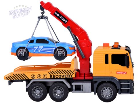 Zestaw Laweta + Auto Światło Dźwięk SUPER ruchomy HDS dźwig ZA5408 Zestaw Laweta + Auto Światło Dźwięk SUPER ruchomy HDS dźwig ZA5408