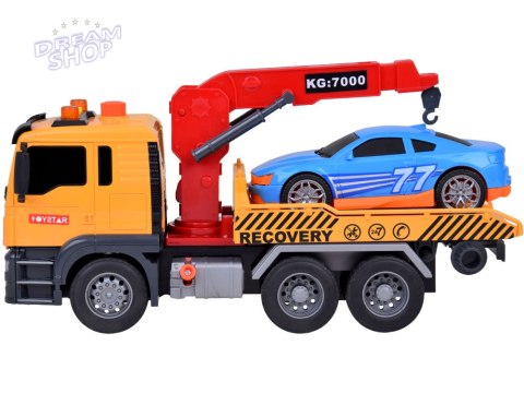 Zestaw Laweta + Auto Światło Dźwięk SUPER ruchomy HDS dźwig ZA5408 Zestaw Laweta + Auto Światło Dźwięk SUPER ruchomy HDS dźwig ZA5408