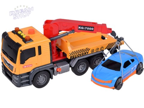 Zestaw Laweta + Auto Światło Dźwięk SUPER ruchomy HDS dźwig ZA5408 Zestaw Laweta + Auto Światło Dźwięk SUPER ruchomy HDS dźwig ZA5408