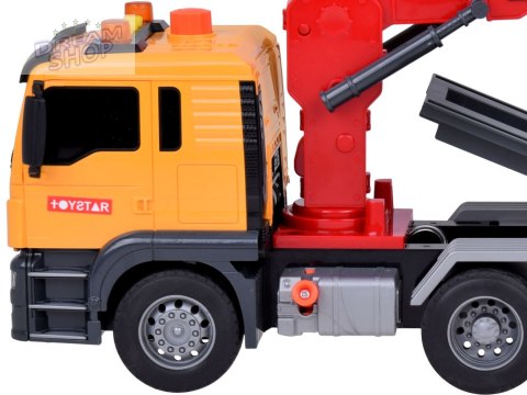 Zestaw Laweta + Auto Światło Dźwięk SUPER ruchomy HDS dźwig ZA5408 Zestaw Laweta + Auto Światło Dźwięk SUPER ruchomy HDS dźwig ZA5408