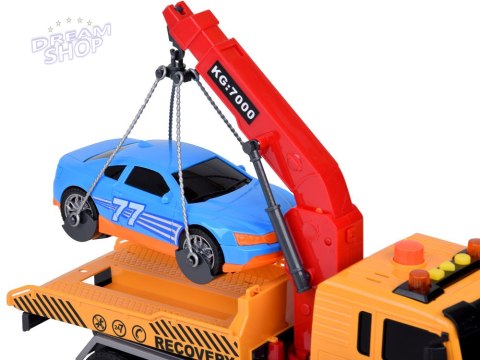 Zestaw Laweta + Auto Światło Dźwięk SUPER ruchomy HDS dźwig ZA5408 Zestaw Laweta + Auto Światło Dźwięk SUPER ruchomy HDS dźwig ZA5408