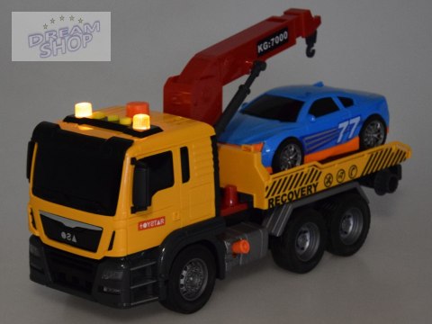 Zestaw Laweta + Auto Światło Dźwięk SUPER ruchomy HDS dźwig ZA5408 Zestaw Laweta + Auto Światło Dźwięk SUPER ruchomy HDS dźwig ZA5408