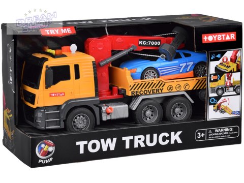 Zestaw Laweta + Auto Światło Dźwięk SUPER ruchomy HDS dźwig ZA5408 Zestaw Laweta + Auto Światło Dźwięk SUPER ruchomy HDS dźwig ZA5408