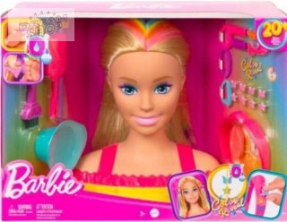Barbie. Głowa do stylizacji Blond włosy HMD78