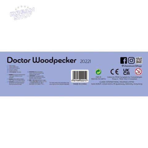 CLASSIC WORLD Magnetyczna Gra Zręcznościowa Złap Robaczka 16 el. CLASSIC WORLD Magnetyczna Gra Zręcznościowa Złap Robaczka 16 el.