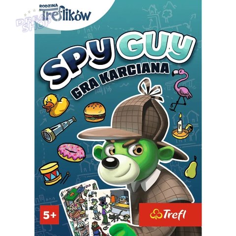 Gra karciana rodzinna towarzyska Spy Guy Rodzina Treflików Trefl 5+ 02578 Gra karciana rodzinna towarzyska Spy Guy Rodzina Treflików Trefl 5+ 02578