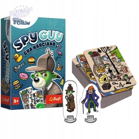 Gra karciana rodzinna towarzyska Spy Guy Rodzina Treflików Trefl 5+ 02578 Gra karciana rodzinna towarzyska Spy Guy Rodzina Treflików Trefl 5+ 02578