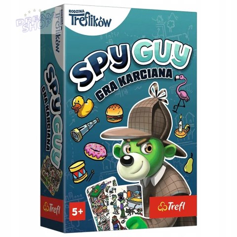 Gra karciana rodzinna towarzyska Spy Guy Rodzina Treflików Trefl 5+ 02578 Gra karciana rodzinna towarzyska Spy Guy Rodzina Treflików Trefl 5+ 02578