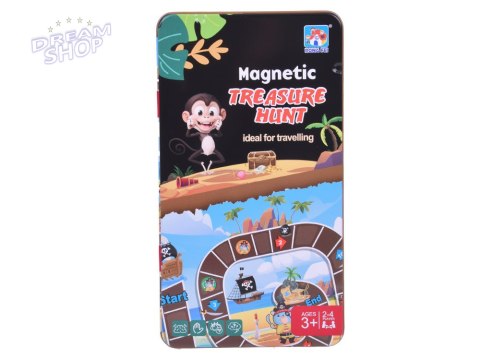 Gra magnetyczna Poszukiwanie skarbów Gra planszowa PIRACI GR0680