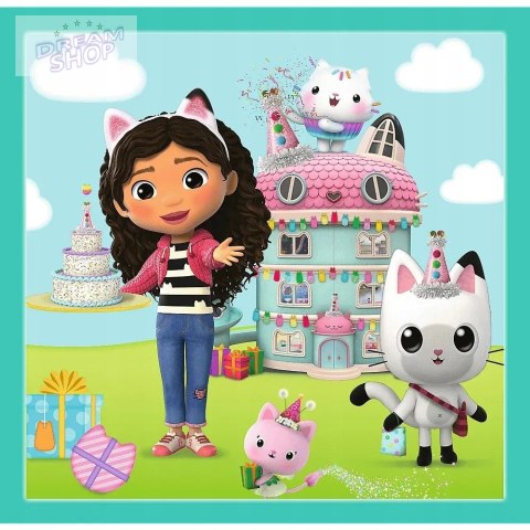 KOCI DOMEK GABI PUZZLE 3W1 3+ TREFL 34871