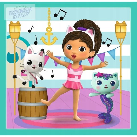 KOCI DOMEK GABI PUZZLE 3W1 3+ TREFL 34871