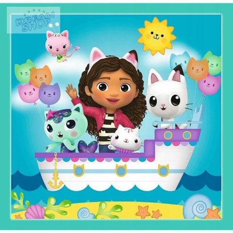 KOCI DOMEK GABI PUZZLE 3W1 3+ TREFL 34871