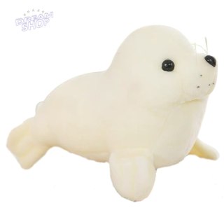 Pluszowa Foczka Pluszak Maskotka Przytulanka Biała 24cm