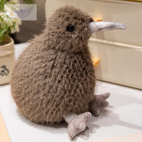 Pluszowy Ptak Kiwi Pluszak Maskotka Przytulanka Ciemnobrązowy 21cm Pluszowy Ptak Kiwi Pluszak Maskotka Przytulanka Ciemnobrązowy 21cm