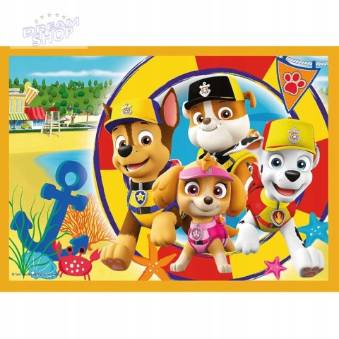 Puzzle 4w1 Psi Patrol wakacyjny 4+ Trefl 34395