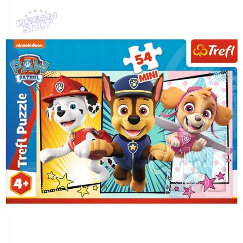 Puzzle 54 mini Psi Patrol 54 elementy Psi Patrol 4+ Trefl 19757 Puzzle 54 mini Psi Patrol 54 elementy Psi Patrol 4+ Trefl 19757