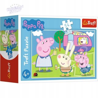 Puzzle 54 mini Świnka Peppa i Kamper 54 elementy 4+ Trefl 19628