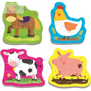 Puzzle Baby zwierzęta na wsi Trefl 36070