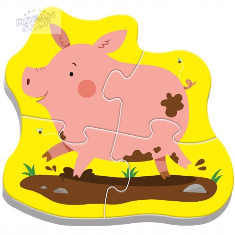 Puzzle Baby zwierzęta na wsi Trefl 36070