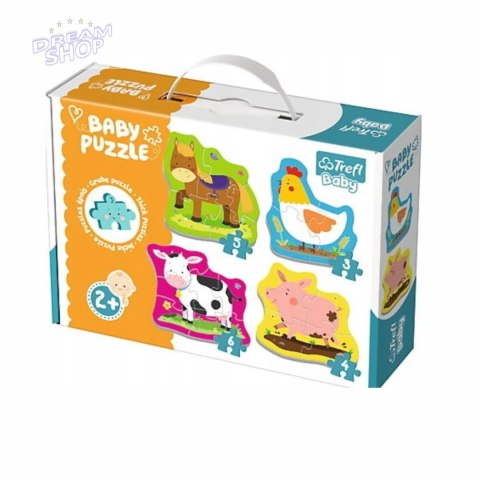 Puzzle Baby zwierzęta na wsi Trefl 36070