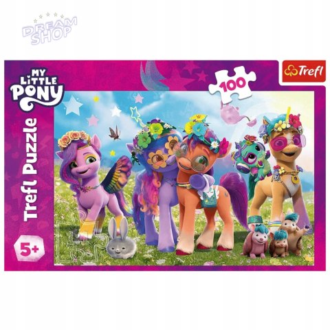 Puzzle My Little Pony 100 elementów Zabawne Kucyki Trefl 16463 Puzzle My Little Pony 100 elementów Zabawne Kucyki Trefl 16463