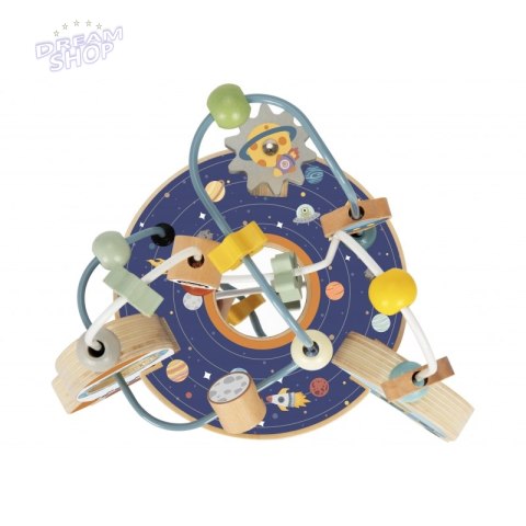 TOOKY TOY Drewniana Rakieta Pętla Motoryczna Labirynt