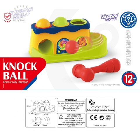 WOOPIE BABY Kolorowa Przebijanka Wbijanka z Młoteczkiem Montessori WOOPIE BABY Kolorowa Przebijanka Wbijanka z Młoteczkiem Montessori