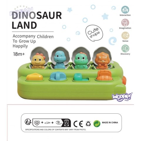 WOOPIE BABY Zabawka Edukacyjna Wyskakujące Dinozaury POP-UP WOOPIE BABY Zabawka Edukacyjna Wyskakujące Dinozaury POP-UP