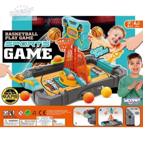 WOOPIE Gra MINI Stół do Koszykówki 4+