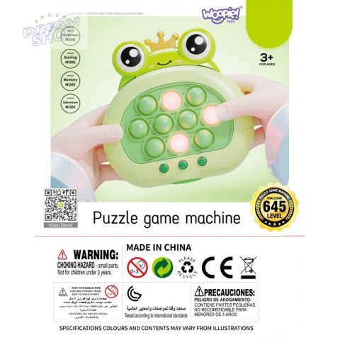 WOOPIE Gra POP IT Elektryczna Antystresowa Zręcznościowa Żabka WOOPIE Gra POP IT Elektryczna Antystresowa Zręcznościowa Żabka