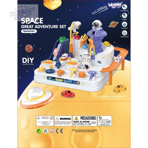 WOOPIE Interaktywny Tor Przeszkód dla Aut "Przygoda Astronauty" WOOPIE Interaktywny Tor Przeszkód dla Aut "Przygoda Astronauty"