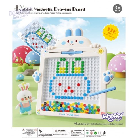 WOOPIE Tablica Magnetyczna dla Dzieci Montessori MagPad Królik WOOPIE Tablica Magnetyczna dla Dzieci Montessori MagPad Królik