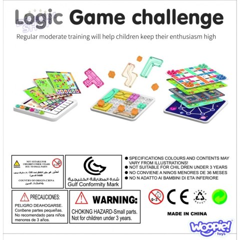 WOOPIE Zestaw 60 Gier Logicznych 3+ WOOPIE Zestaw 60 Gier Logicznych 3+