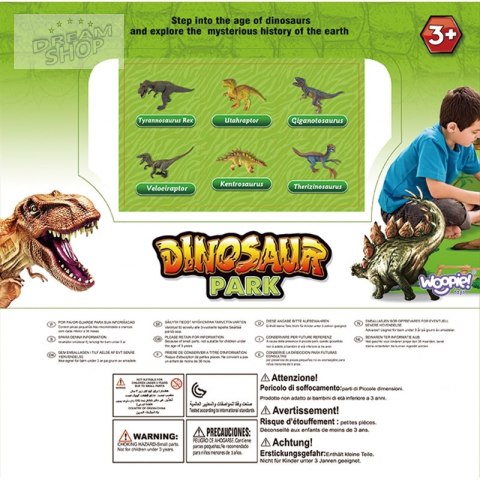 WOOPIE Zestaw Park Dinozaurów Figurki + Mata i Akcesoria 23 el. WOOPIE Zestaw Park Dinozaurów Figurki + Mata i Akcesoria 23 el.