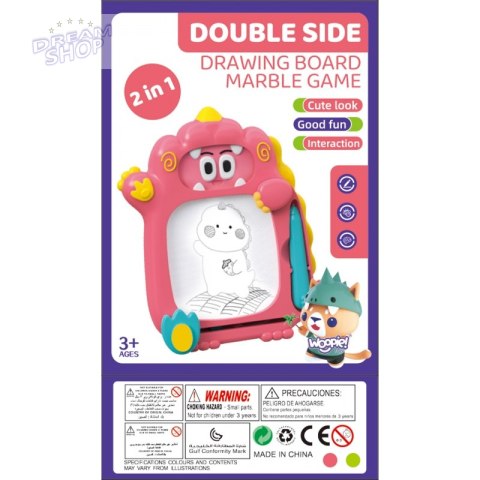WOOPIE Znikopis Tablica Magnetyczna 2w1 Gra zręcznościowa Pinball Flipper Zielona WOOPIE Znikopis Tablica Magnetyczna 2w1 Gra zręcznościowa Pinball Flipper Zielona