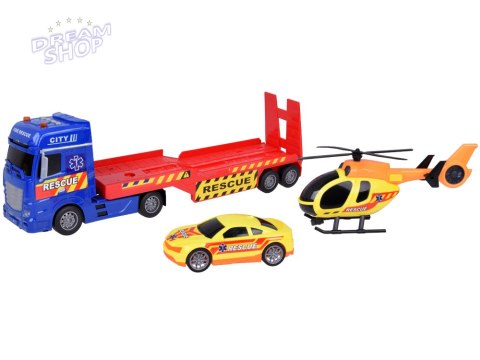 Zestaw Ratunkowy Ciężarówka Helikopter Auto efekt Dźwięk Światło ZA5409 Zestaw Ratunkowy Ciężarówka Helikopter Auto efekt Dźwięk Światło ZA5409
