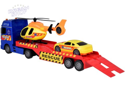 Zestaw Ratunkowy Ciężarówka Helikopter Auto efekt Dźwięk Światło ZA5409 Zestaw Ratunkowy Ciężarówka Helikopter Auto efekt Dźwięk Światło ZA5409