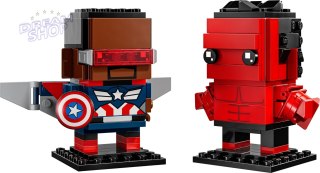 LEGO 40668 BrickHeadz Kapitan Ameryka Czerwony Hul