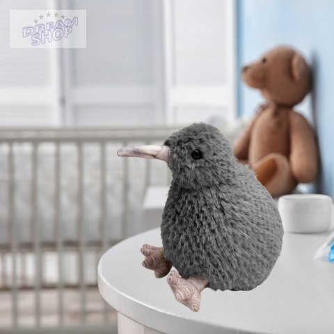 Pluszowy Ptak Kiwi Pluszak Maskotka Przytulanka Szary 21cm Pluszowy Ptak Kiwi Pluszak Maskotka Przytulanka Szary 21cm