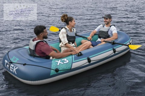 Ponton TREK X3 294 cm x 137 cm + Akcesoria BESTWAY Ponton TREK X3 294 cm x 137 cm + Akcesoria BESTWAY