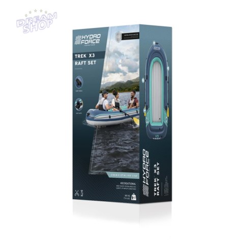 Ponton TREK X3 294 cm x 137 cm + Akcesoria BESTWAY Ponton TREK X3 294 cm x 137 cm + Akcesoria BESTWAY
