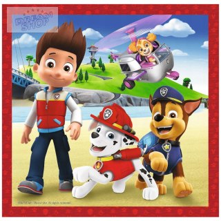 Puzzle 3W1 3+ Psi Patrol Wesołe pieski Paw Patrol Trefl 34867