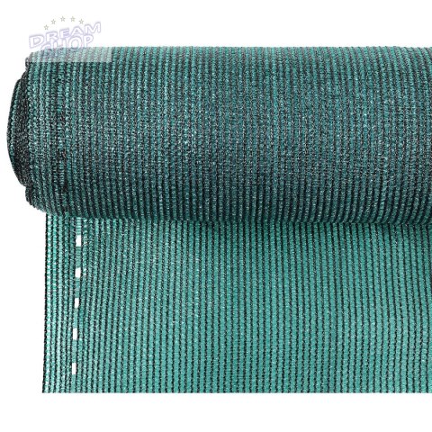 SIATKA CIENIUJĄCA 140G/M2 CZARNO ZIELONA ROLKA 1.5X10M SASKA GARDEN