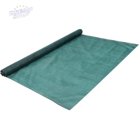 SIATKA CIENIUJĄCA 140G/M2 CZARNO ZIELONA ROLKA 1.5X10M SASKA GARDEN
