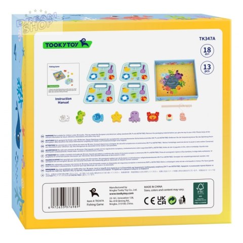 TOOKY TOY Gra Łowienie Rybek Gra Zręcznościowa