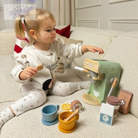 WOOPIE GREEN Drewniany Ekspres do Kawy 25 el Cukiernia Barista WOOPIE GREEN Drewniany Ekspres do Kawy 25 el Cukiernia Barista